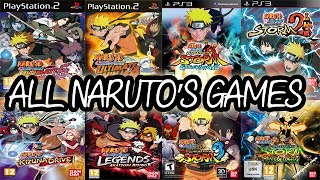 ALL NARUTO Games For PLAYSTATION 20032014 [upl. by Susann]