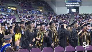 Over 1700 UCCS students celebrate graduation first ceremony for some since COVID [upl. by Melisenda358]