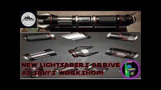 NEW Power And Control Lightsabers Arrive At Savis Workshop At Disneyland [upl. by Ylliw]