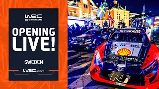 🔴 Opening Ceremony LIVE  WRC Rally Sweden 2025 [upl. by Marlow]