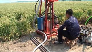 Portable Hydraulic Water well drilling machine for Philippines market [upl. by Atrebla]