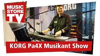 KORG Pa4X MUSIKANT Show mit Dirk Lindemann [upl. by Atinas]