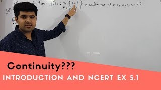 Continuity and Differentiablity Class 12th XII CBSE Part 01 Introduction and Ex 51 [upl. by Irahc]