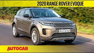 EXCLUSIVE 2020 Range Rover Evoque India Review  First Drive  Autocar India [upl. by Hgielek]