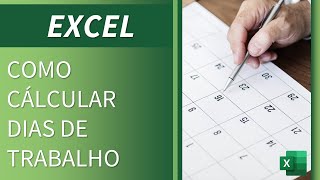 COMO CÁLCULAR DIAS TRABALHADOS NO EXCEL [upl. by Kaden]