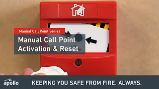 Manual Call Point  How to Activate amp Reset an Apollo Manual Call Point [upl. by Inoek]