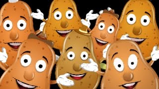 One Potato  Potato Song  Nursery Rhyme for Kids  Video for Children [upl. by Anawd733]