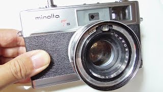 ミノルタ ハイマチック7sの使い方 How to use MINOLTA HIMATIC7s 1960s Compact Camera [upl. by Noremac]