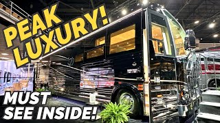 PEAK LUXURY multi million dollar Class A motorhome 2024 Prevost Marathon Coach [upl. by Chilt880]