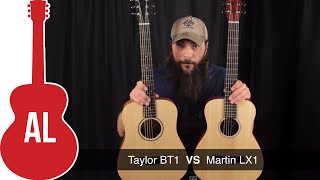 Martin LX1 vs Baby Taylor  A Travel Guitar Comparison [upl. by Simona]