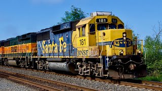 Santa Fe Bluebonnet BNSF 181 GP60 Locomotive [upl. by Myrta718]