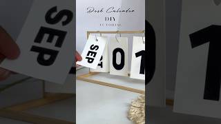 DIY Desk Calendar tutorial  Art beats [upl. by Childers461]