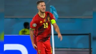 Hazard injury  Belgium Vs Portugal 10 [upl. by Damal514]