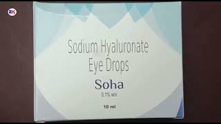 Soha Eye Drops  Sodium Hyaluronate Eye Drop  Soha Eye Drops Uses Benefits Dosage Review in Hindi [upl. by Valera]