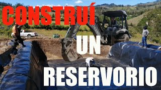 CONSTRUYENDO UN RESERVORIO PARA AGUA DE LLUVIA [upl. by Ixel]