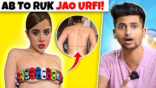 URFI JAVED KHUDKO POHUCHA RAHI HE CHOT FASHION KE NAAM PAR RAJAT PAWAR [upl. by Arednaxela]