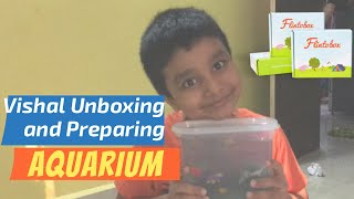 FLINTOBOX INTO THE OCEAN unboxing by Vishal  68yrs Flintobox activities ART and CRAFT for KIDS [upl. by Ermanno397]