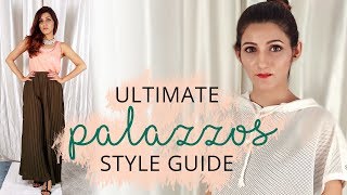 Ultimate Guide How to Style Palazzo Pants  Dos amp Donts [upl. by Adnotal567]