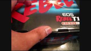 Canon Rebel T1i unboxing [upl. by Attena883]