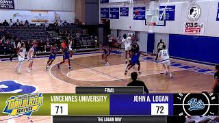 John A Logan Mens Basketball vs Vincennes University Mens Basketball [upl. by Annodal]