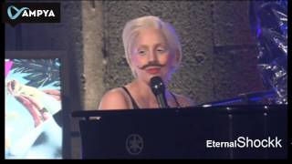 Lady Gaga  Gypsy Acoustic Piano Live at The AMPYA 720p HD [upl. by Ecyla]