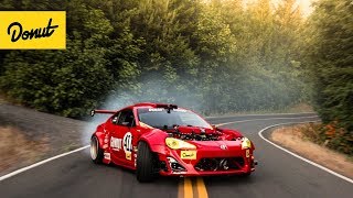 RIP GT4586  FerrariPowered Toyota drifts a Portland Touge [upl. by Nelg213]