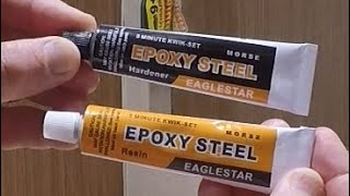 How to Use Steel Resin Two Part Epoxy [upl. by Veleda]