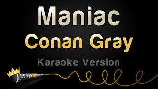 Conan Gray  Maniac Karaoke Version [upl. by Nawuj]