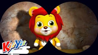 Going On A Lion Hunt  KiiYii Kids Games and Songs  Sing and Play [upl. by Camala498]