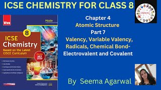 Part 7 Valency Radicals and Chemical Bond Chapter 4 Atomic Structure Class 8 ICSECBSENCERT [upl. by Tristas]