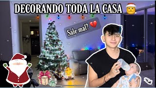 DECORANDO TODA LA CASA PARA NAVIDAD CON IAN  🎅🏻🎄 final inesperado 😭 [upl. by Kimberlee624]