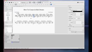 Musescore 3 How To Create amp Edit Drums [upl. by Anaeda373]