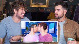 ExBoyfriends React to Our Cringe Couple Videos [upl. by Elesig]