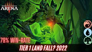 Temur Land Fall  Standard 2022  MTG Arena  Mythic [upl. by Ebeneser]