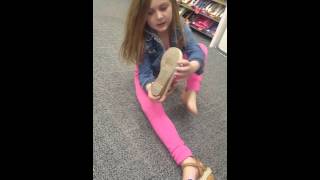 Princess trying shoes Payless [upl. by Caldera]