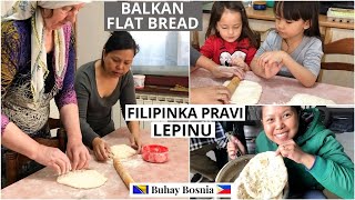 Kako napraviti Lepine  How to make the Balkan flat bread Lepina  Sobrang soft at ang sarap [upl. by Ailekahs913]