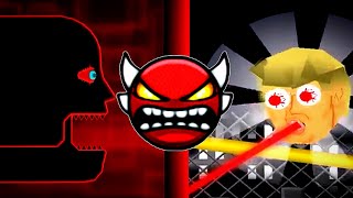 Top 5 weird geometry dash Boss Battles [upl. by Hippel640]