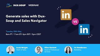 Generate sales with Dux Soup and Sales Navigator [upl. by Zimmermann730]