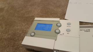 How To program Salus RF RT500 or RT505TX Programmable Room Thermostat [upl. by Countess]