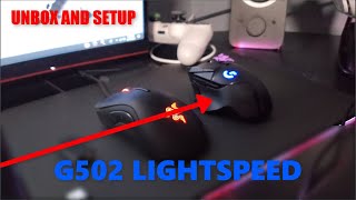 LOGITECH G502 LIGHTSPEED UNBOXING AND SETUP [upl. by Ailgna]