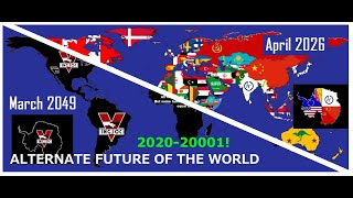 Ultimate Alternate Future Of The World Perfected Map 2020  20001 究極版・空想世界未来地図 REUPLOADED IN 2022 [upl. by Ettennyl]