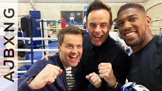 Ant amp Dec Saturday Night Takeaway Stitch Up  Anthony Joshua [upl. by Ayotahc]