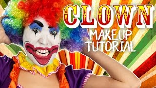 Classic Clown Makeup Tutorial [upl. by Parrie]