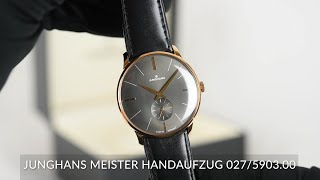 Junghans Meister Handaufzug 027590300 [upl. by Dilaw]