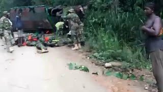 Ghana Armed Forces explains viral video of soldiers involved in accident [upl. by Dambro]