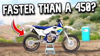 THE 350 IS ACTUALLY FAST IN MX BIKES [upl. by Nooj]