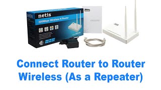 How to Setup Netis WF2419 Router as Repeater  Connect Router to Router Wireless [upl. by Bower]