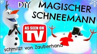 Ich TESTE die MAGIC SNOWMAN SCHMILZ KNETE vom Depot  SPIELZEUG TEST I PatDIY [upl. by Zahara839]