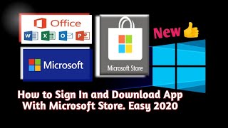 How to Sign In Microsoft Store and Window 10 [upl. by Mccollum547]