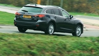 Mazda 6 Sportbreak roadtest English Subtitles [upl. by Nwahsyd]